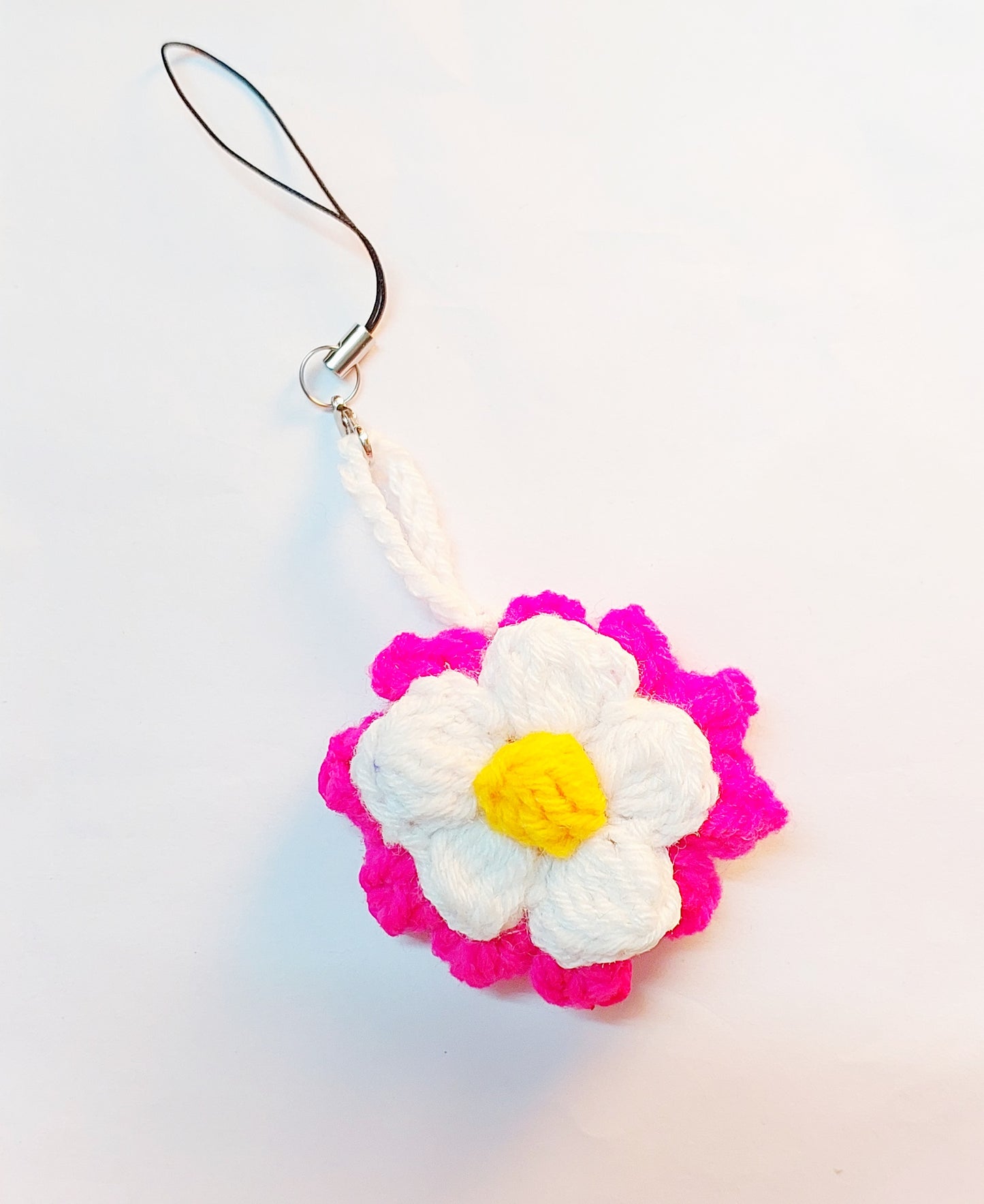 Handmade Crochet Cute Flower Charms – Phone Charms & Bag Charms